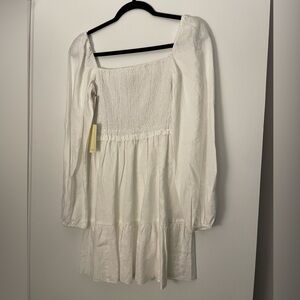 Wilfred White Long Sleeve Dress